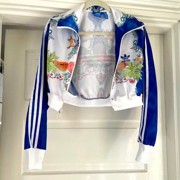 adidas cropped tracksuit